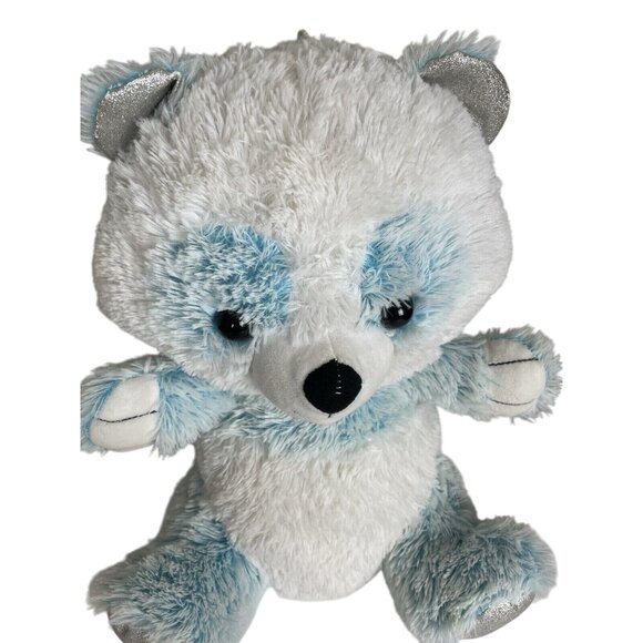 Peek A Boo Panda Plush 17in Stuffed Panda White Blue Pastel - Picture 3 of 9